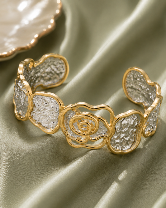 Rosalie Bloom Cuff Bracelet
