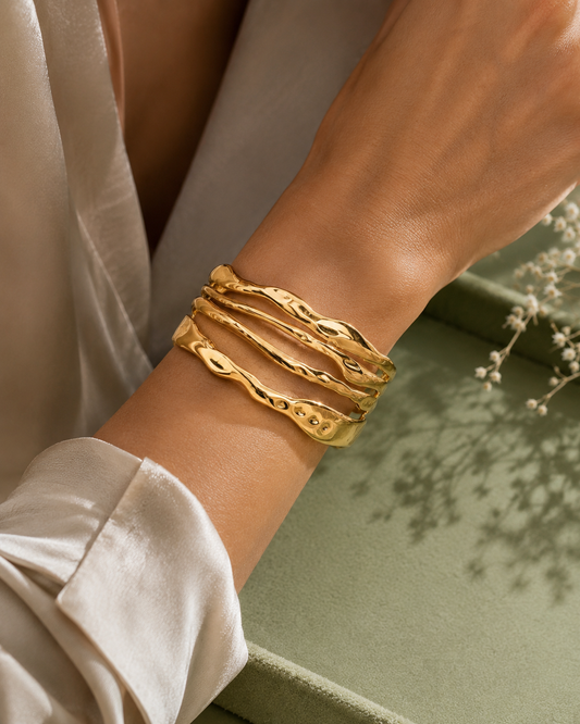 Wave Cuff Bracelet