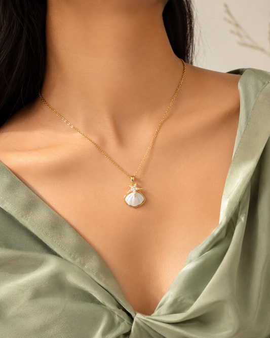 Seashell Star Necklace