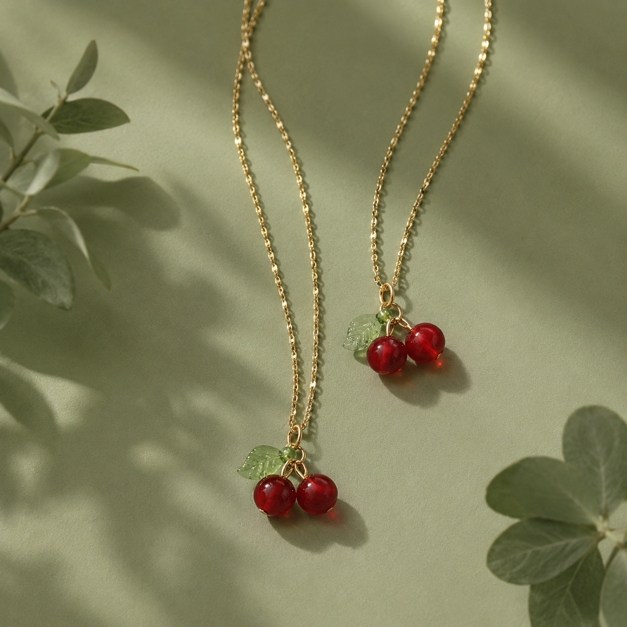 Cherry Fruit Necklace