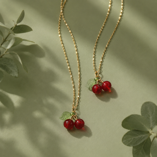 Cherry Fruit Necklace