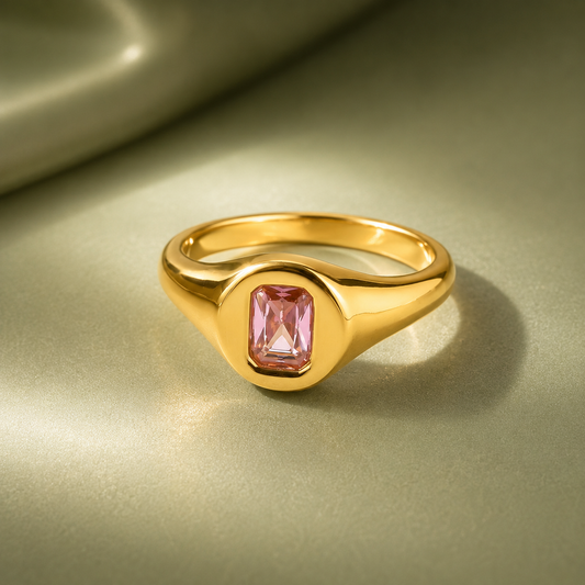 Rose Signet Ring