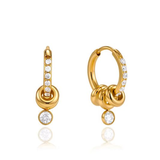 Knot Hoop Earrings