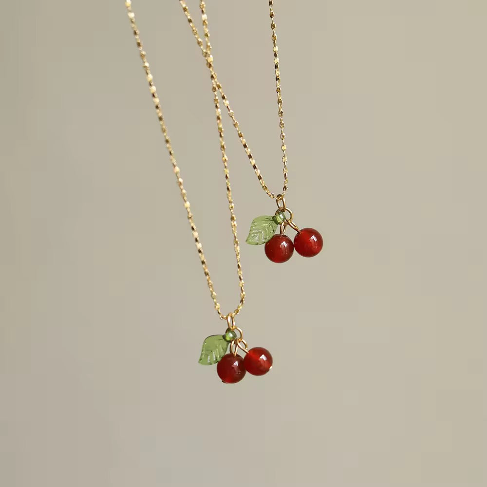 Cherry Fruit Necklace